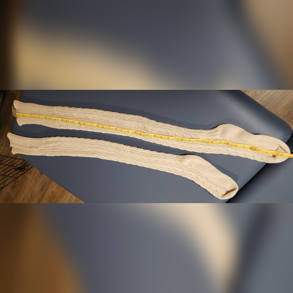 Thigh High Cotton Knit Stocking